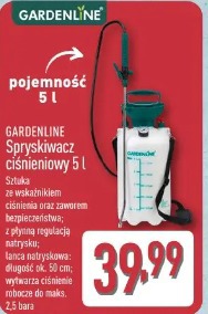 Gardenline Spryskiwacz ciśnieniowy 5 l