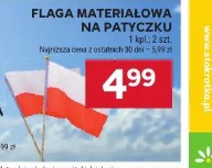 Flaga materiałowa na patyczku