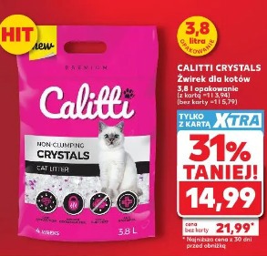Calitti Crystals Żwirek dla kotów