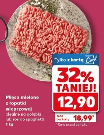 Mięso mielone z łopatki wieprzowej