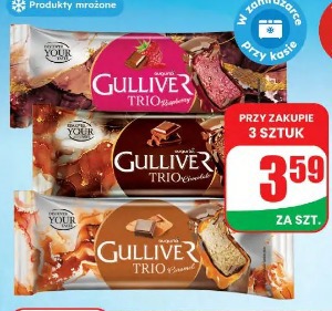 Lody na patyku Gulliver Trio