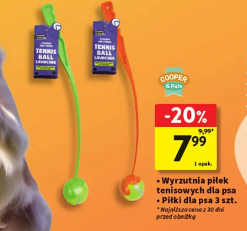 Wyrzutnia piłek tenisowych dla psa COOPER & PALS