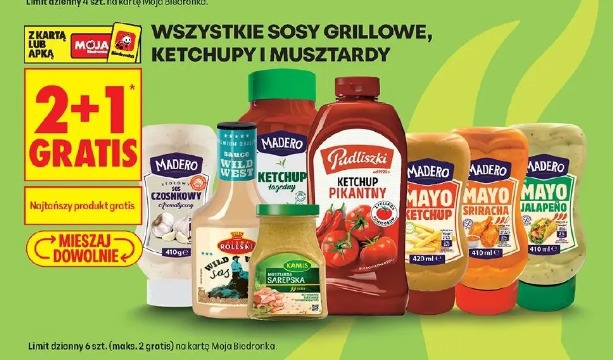 Wszystkie sosy grillowe, ketchupy i musztardy