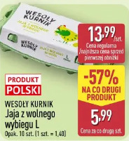 WESOŁY KURNIK Jaja z wolnego wybiegu L