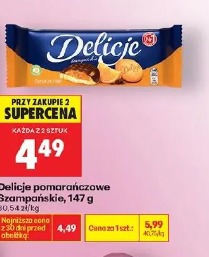 Delicje pomarańczowe Szampańskie