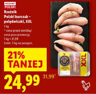 Rzeźnik Polski kurczak – polędwiczki, XXL