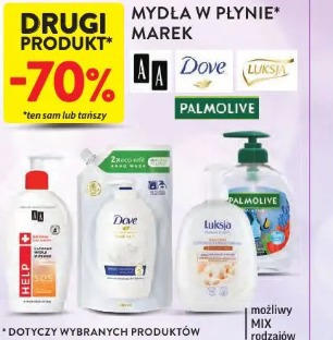 Mydła w płynie Aa Dove Luksja Palmolive