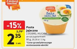Pasta jajeczna Z DOBREJ KUCHNI ze szczypiorkiem
