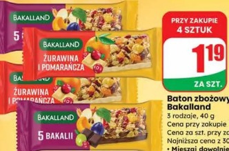 Baton zbożowy BA! Bakalland