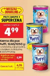 Karma dla psa Puffi, 1240/1250 g