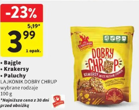 Bajgle / Krakersy / Paluchy  LAJKONIK DOBRY CHRUP wybrane rodzaje