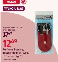 For Your Beauty, zestaw do manicure, różne kolory
