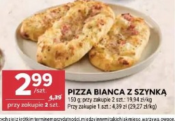 Pizza bianca z szynką