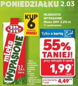 Mlekovita Wypasione Mleko UHT 3,2%