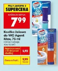 Kostka żelowa do WC Agent Max