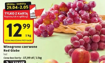 Winogrono czerwone Red Globe