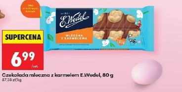 Czekolada mleczna z karmelem E.Wedel