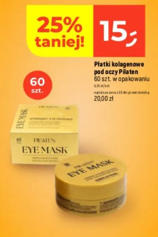 Pilaten płatki kolagenowe pod oczy