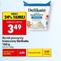 Serek puszysty klasyczny Delikate