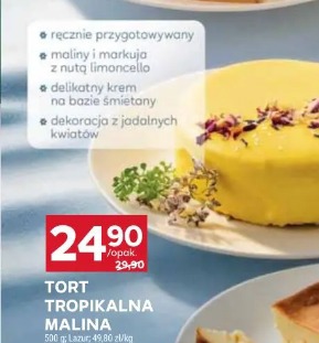 Tort tropikalna malina Lazur