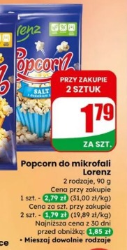 Popcorn do mikrofali Lorenz