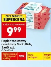 Papier toaletowy nawilżany Dada Kids