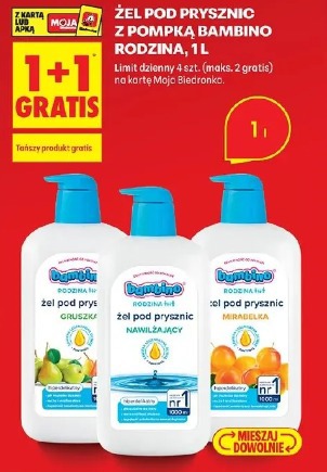 Żel pod prysznic z pompką Bambino Rodzina