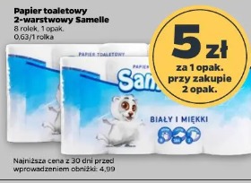 Papier toaletowy 2-warstwowy Samelle