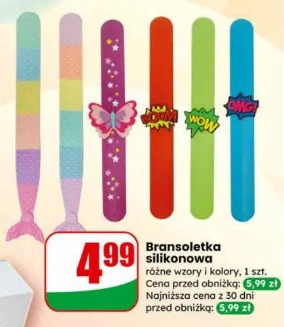 Bransoletka silikonowa