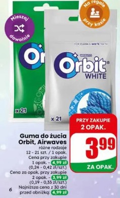 Guma do żucia Orbit, Airwaves