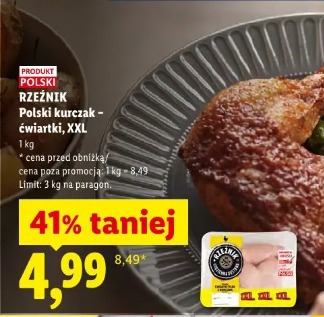 Rzeźnik polski kurczak ćwiartki XXL
