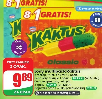 Lody multipack Kaktus