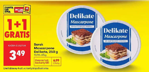 Serek Mascarpone Delikate