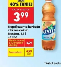 Napój czarna herbata z brzoskwinią Nestea