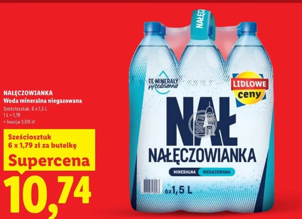 Nałęczowianka woda mineralna niegazowana