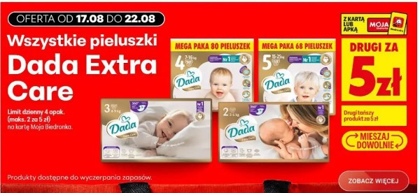Wszystkie pieluszki Dada Extra Care