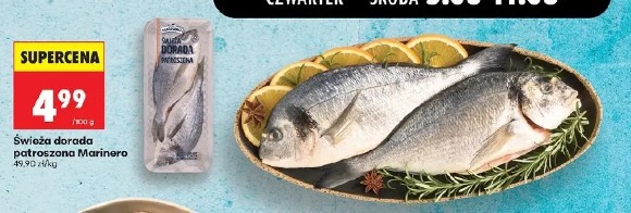 Świeża dorada patroszona Marinero