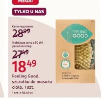 Feeling Good, szczotka do masażu ciała, 1 szt.