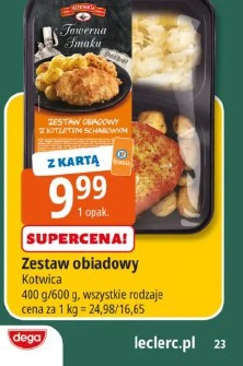 Zestaw obiadowy Kotwica