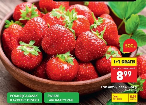 Truskawki, opak. 500g