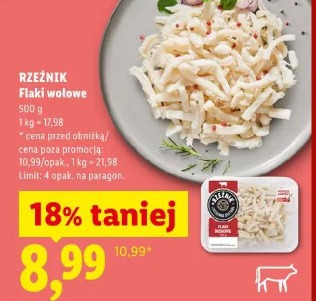 Rzeźnik flaki wołowe
