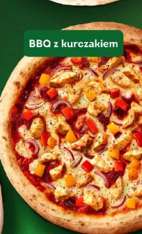 Pizza BBQ z kurczakiem