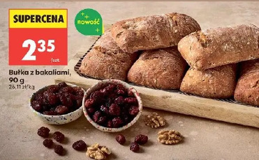 Bułka z bakaliami