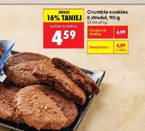 Crumble cookies E.Wedel