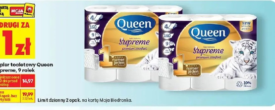 Papier toaletowy Queen Supreme