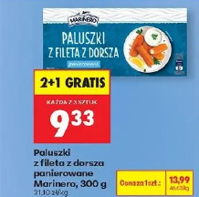 Paluszki z fileta z dorsza panierowane Marinero