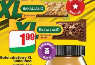 Baton zbożowy XL Bakalland