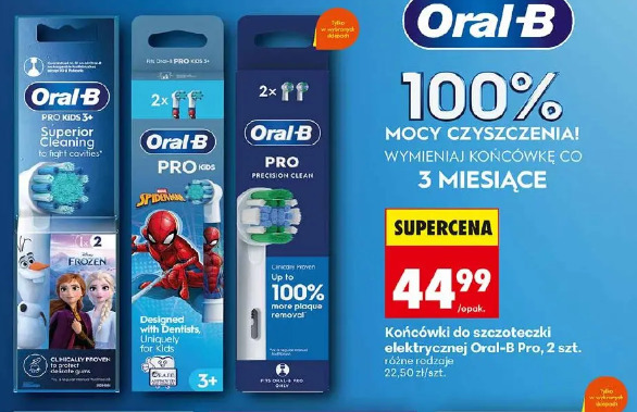 Końcówki do szczoteczki elektrycznej Oral-B PRO