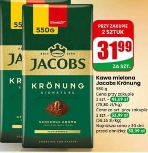 Kawa mielona Jacobs Krönung