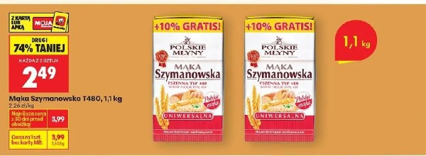 Mąka Szymanowska T480 Polskie Młyny